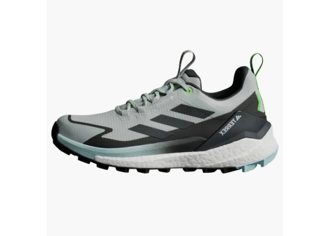 adidas Free Hiker Low 2.0 Gore TEX Semi Flash Aqua Carbon Lucid Lime (IG3204) grau