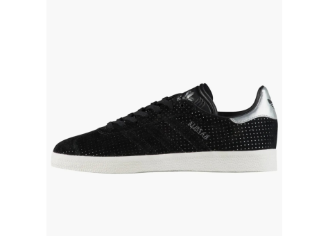 adidas Gazelle Core Silver Metallic womens (BY9363) schwarz