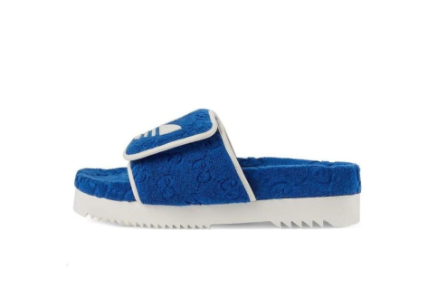 adidas GUCCI x GG Platform Sandal Cotton Sponge (702412-UU010-4160) blau