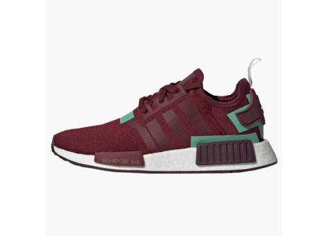 adidas NMD R1 Collegiate Burgundy Hi Res Green (BD8007) rot