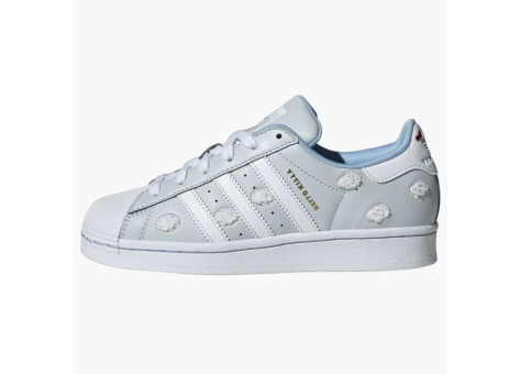 adidas Hello Kitty x Superstar J Cloud Glow gs Halo Blue (IF7021) weiss