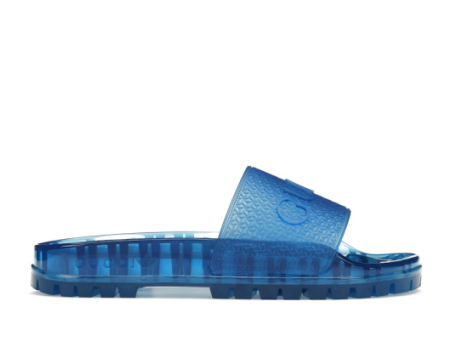 adidas Gucci x Adilette Slide (IE2257) blau