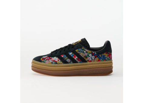 adidas Gazelle Bold W x Liberty London Core Supplier Color Gold Metalic (JI2572) schwarz