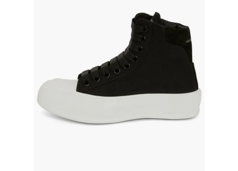 Alexander McQueen Deck Plimsoll High Top womens (666381W4MV71070) schwarz
