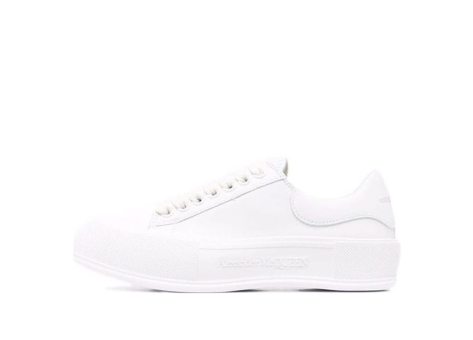 Alexander McQueen Deck Plimsoll Lace Up (667245WIAB69065) weiss