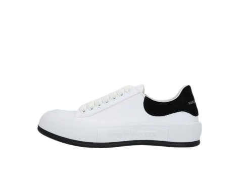Alexander McQueen Deck Skate Plimsoll Lace Up (654594W4MV79061) weiss