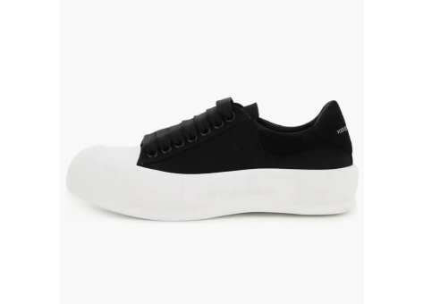 Alexander McQueen Deck Skate Plimsoll Lace Up womens (654593W4MV71070) schwarz
