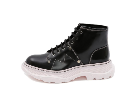 Alexander McQueen Tread Lace Up Boot (595469WHZ811488) schwarz