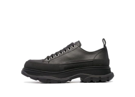 Alexander McQueen Tread Slick Lace Up Low Leather Triple (627225WHZ621081) schwarz