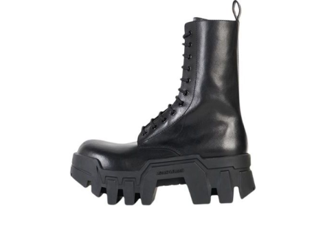 Balenciaga Bulldozer Lace Up Boot Vegetal Calfskin (671554WBCQ01000) schwarz