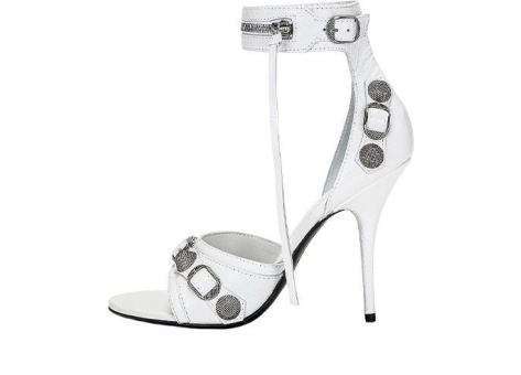 Balenciaga Cagole 110mm Sandals Arena Lambskin (743057WAD4E9081) weiss