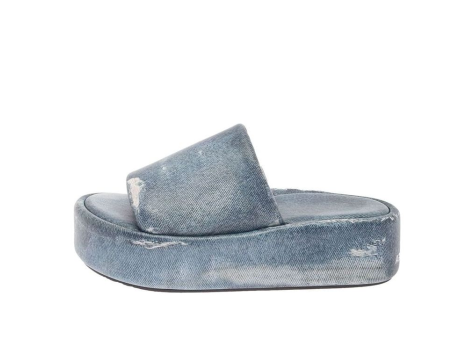 Balenciaga Rise Sandals Denim Print Leather (656960WBMA14000) blau