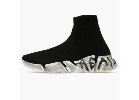 Balenciaga Speed 2.0 Graffiti Recycled Knit (617239W2DD41091) schwarz