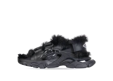 Balenciaga Track Sandals Fake Fur (668560W3CQ31000) schwarz