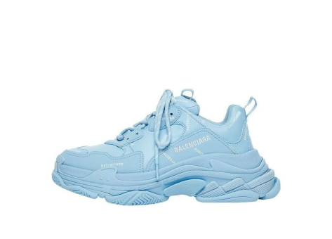 Balenciaga Triple S Allover Logo Blue (524039W2FA14090) blau