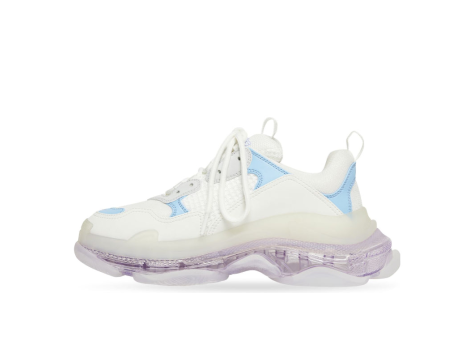 Balenciaga Triple S Clear Sole Light Blue Leather Free Grey (544351W2GA39944) weiss