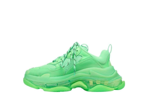 Balenciaga Triple S Clear Sole Neon Green (541624W2CF13801) grün