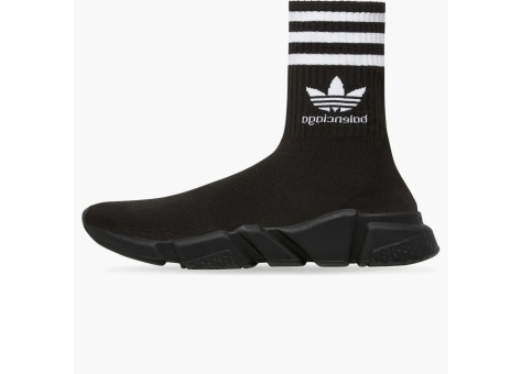 Balenciaga X Speed Trainer womens Adidas (717589WBDV11009) schwarz