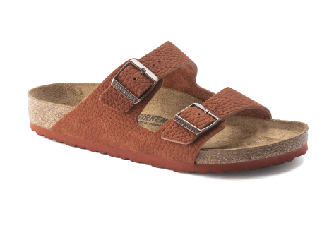 Birkenstock Arizona Nubuck Leather Narrow Fit (1023098) orange