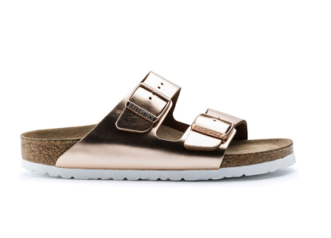 Birkenstock Arizona Softbed Metallic Copper (0952091) gold