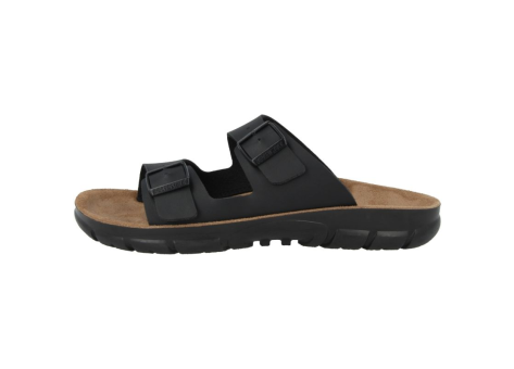 Birkenstock Bilbao Birko Flor Sandale Weichbettung schmal (520793) schwarz