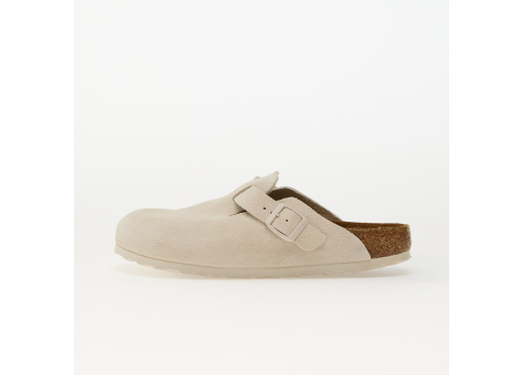 Birkenstock Boston Soft Footbed Suede Leather (1027693) beige