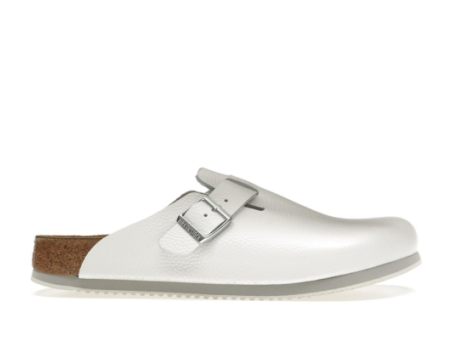 Birkenstock Boston Super Grip Leather (0060134) weiss