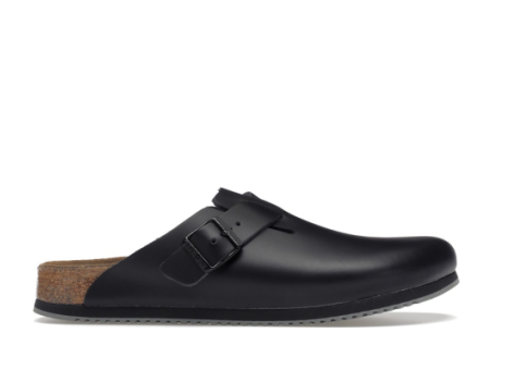 Birkenstock Boston Super Grip Leather (0060194) schwarz