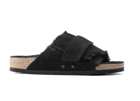 Birkenstock Kyoto Shearling Suede (1023177) schwarz