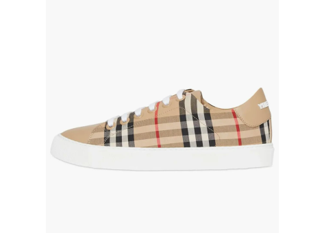 Burberry Bio based Sole Vintage Check And Leather Archive Beige womens (8017249) beige