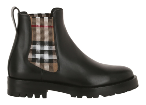 Burberry Vintage Check Chelsea Boots Archive Beige (8042363) schwarz
