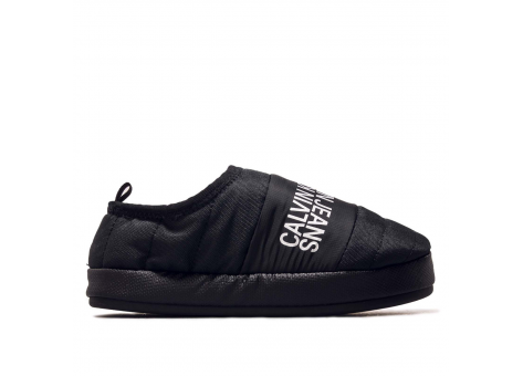 Calvin Klein Damen Hausschuhe - Slipper Warm Lining - (YW0YW00412 BEH) schwarz