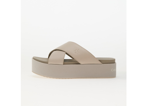 Calvin Klein Flatform Cross Mg Uc (YW0YW01349ACF) beige