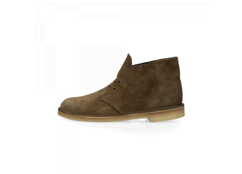 Clarks Desert Boot Dark Khaki Suede (26179328) schwarz