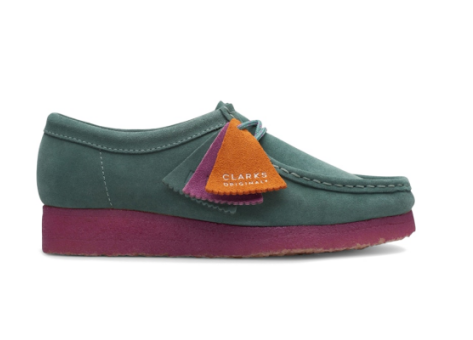 Clarks Originals Wallabee Teal Blue Combination (26168644) grün