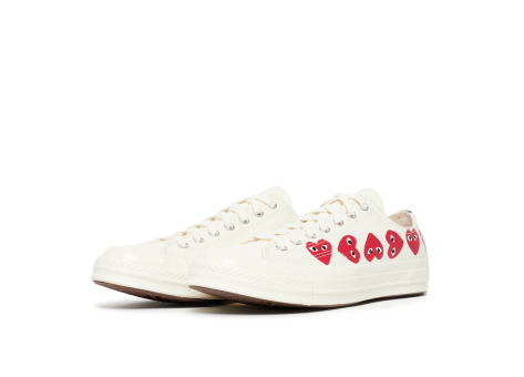 Comme des Garcons Play Chuck Taylor Multi Heart (P1K117-2) weiss