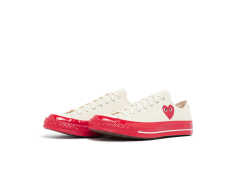 Comme des Garçons Play CT70 Low Top Red Sole (P1K123-2) weiss