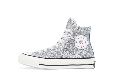 Converse Chiara x Chuck 70 High Hi Taylor All Star Glitter (563829C) silber