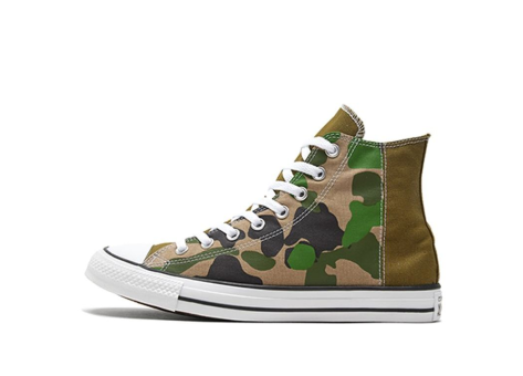 Converse Chuck Taylor All Star Hi Half Green Camo (168907C) bunt