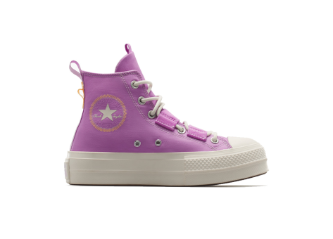 Converse Низкие белые кеды converse all star (A07602C) lila