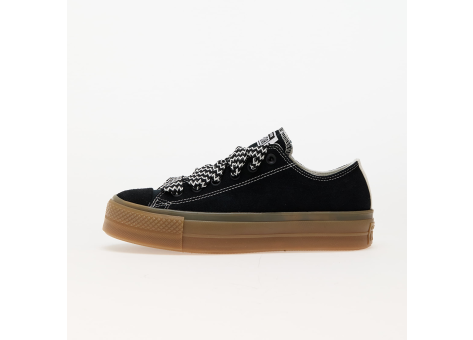 Converse Chuck Taylor All Star Lift Platform Suede (A08306C) schwarz