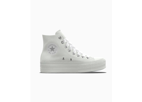 Converse Custom Chuck Taylor All Star Lift Platform Premium Wedding By You (A02253CSP24_WHITE) weiss