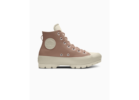 Converse Custom Chuck Taylor All Star Lugged Platform Leather By You Beige (A06687CSP24_VANCHETTABEIGE_SC) pink