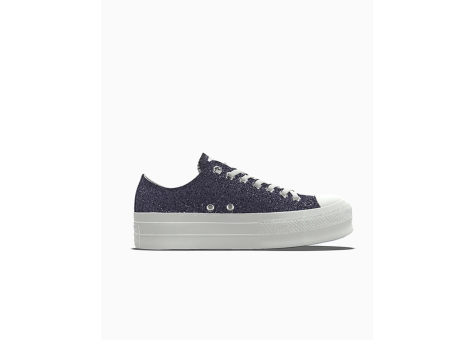 Black glitter platform converse online