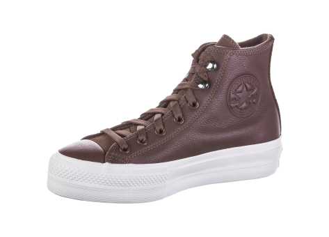 Converse Chuck Taylor All Star Lift Platform Water Repellent Leather (A10362C) braun