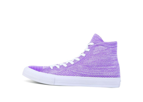 Converse Nike x Chuck Taylor All Star Flyknit High Hyper Grape (157508C) lila