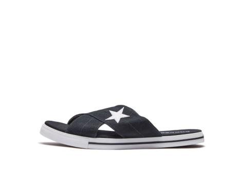 Converse One Star Slide (565527C) schwarz