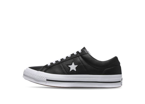 Converse One Star Perforated leather (158465C) schwarz