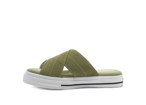 Converse One Star Slip Sandal Thick Sole Retro Low Top Sports Slippers (567723C) grün