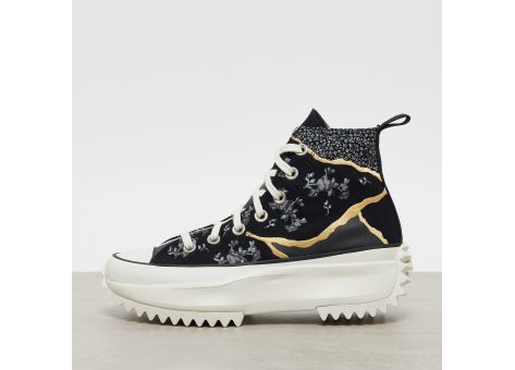 Converse Run Star Hike High Metallic Silver Hi Floral (172424C) schwarz